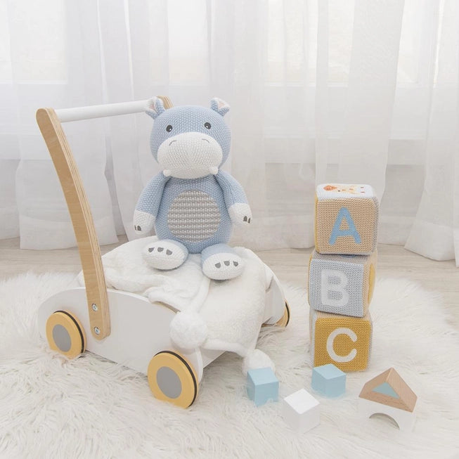 Whimsical Knit Toy - Henry Hippo