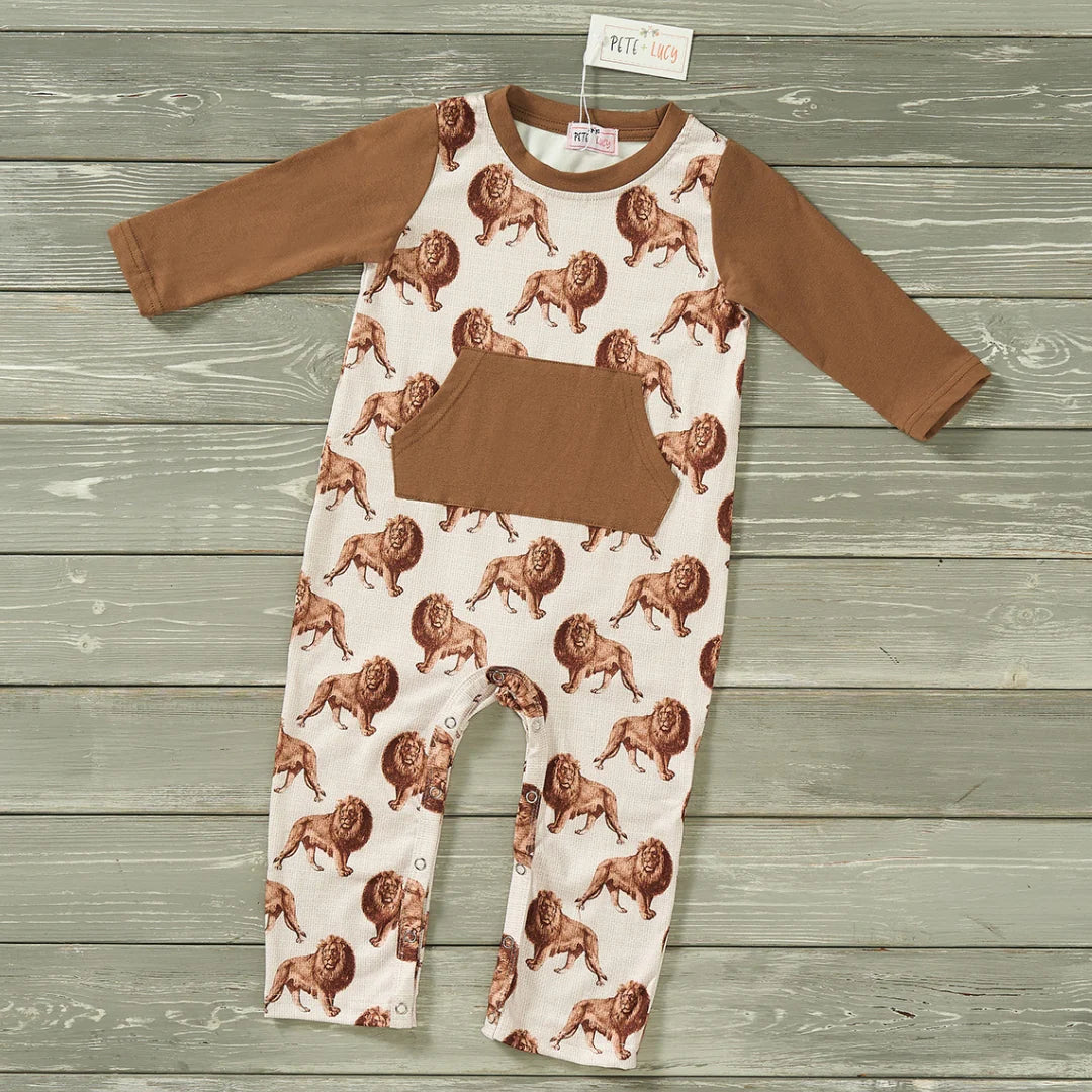 On a Safari Boy Romper