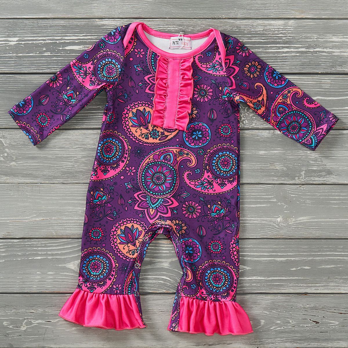 Paisley Perfection - Girl Romper