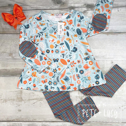 Birds in Bloom 2 Piece Set