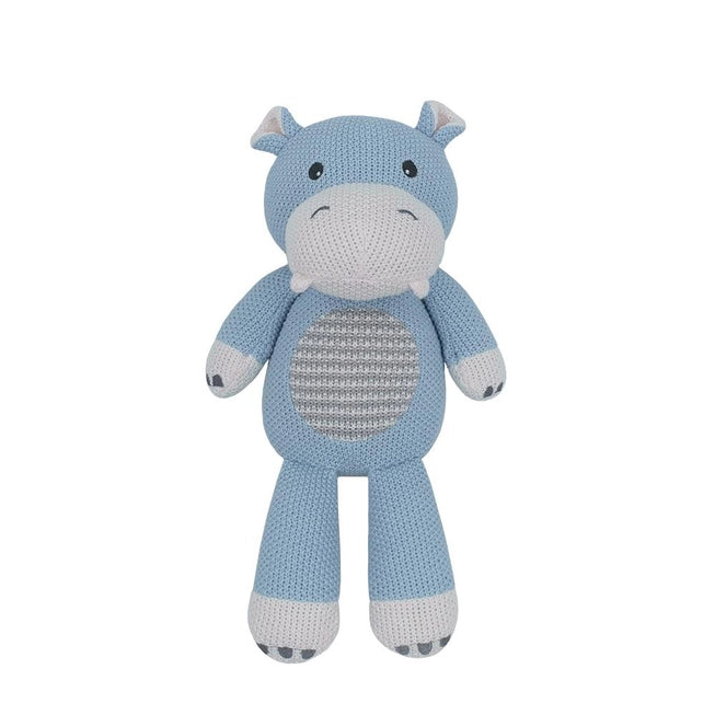 Whimsical Knit Toy - Henry Hippo