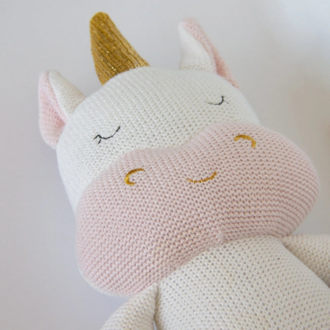 Knitted Toy - Kenzie Unicorn