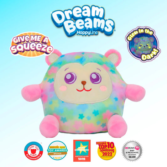 Mona the Monkey | Glow in the Dark 7.5" Soft Plush Toy