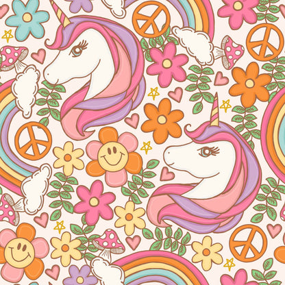 Peace, Love and Unicorns Girl Romper