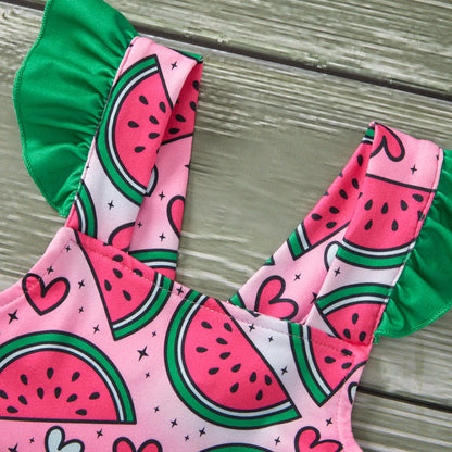Lovely Watermelons - Girl Romper