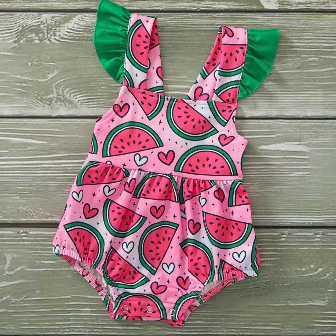Lovely Watermelons - Girl Romper